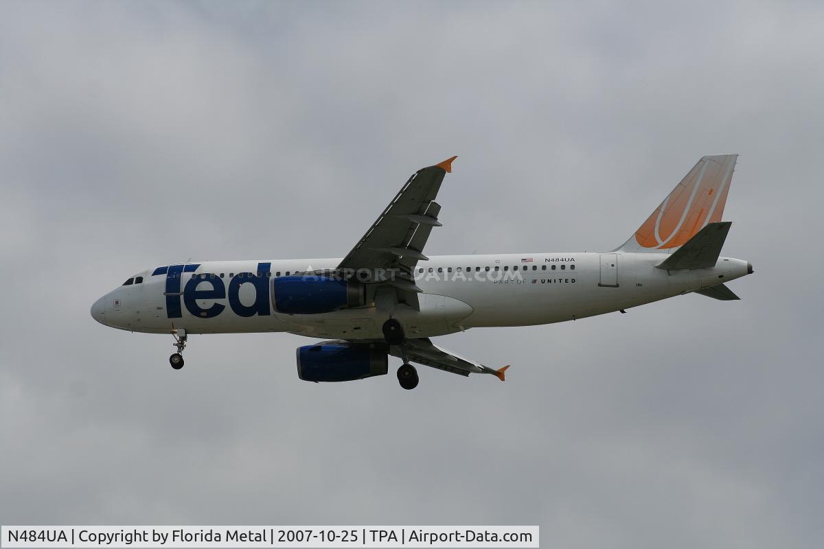 N484UA, 2001 Airbus A320-232 C/N 1609, Ted