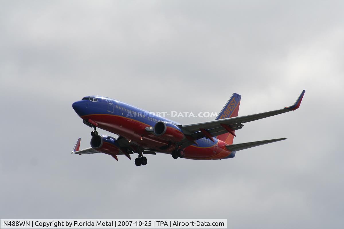 N488WN, 2004 Boeing 737-7H4 C/N 33853, Ted