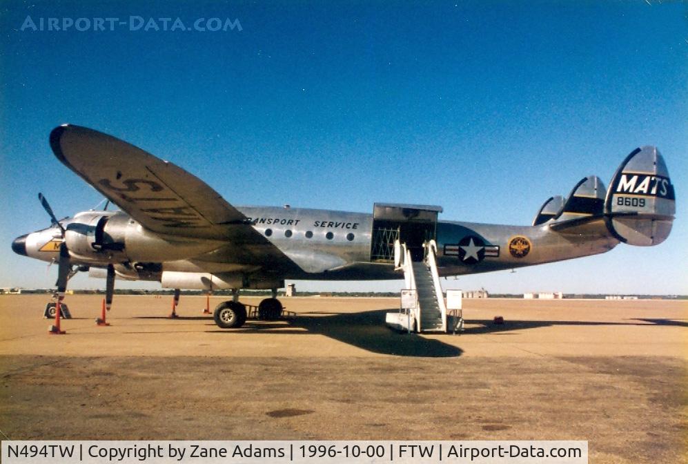 N494TW, 1948 Lockheed L-749A-79 Constellation C/N 2601, Mats Connie at Meacham Field - This Aircraft is now grounded at a Museum in Korea