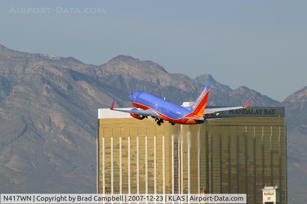 N417WN, 2001 Boeing 737-7H4 C/N 29822, Southwest Airlines - 'The Rollin W. King' / 2001 Boeing 737-7H4 / Dedicated to one of the founding fathers of SWA.