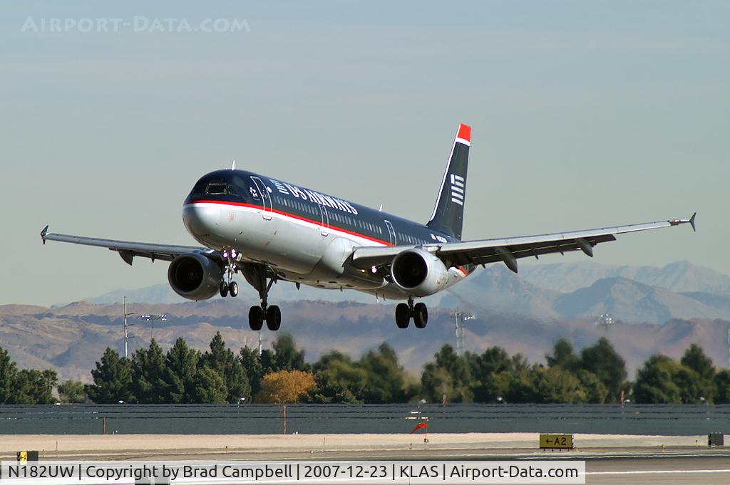 N182UW, 2001 Airbus A321-211 C/N 1536, US Airways / 2001 Airbus Industrie A321-211