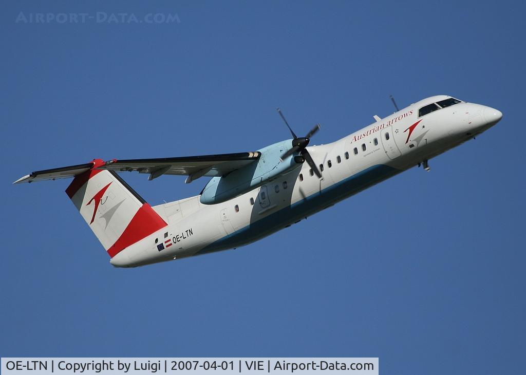 OE-LTN, 1998 De Havilland Canada DHC-8-314Q Dash 8 C/N 531, Austrian Arrows Dash 8-300