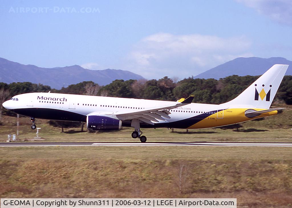 G-EOMA, 1999 Airbus A330-243 C/N 265, Landing rwy 20...