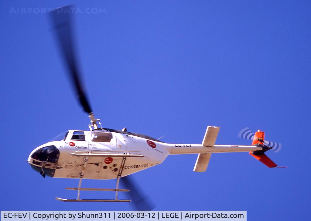 EC-FEV, Bell 206B JetRanger II C/N 1162, Landing rwy 20...