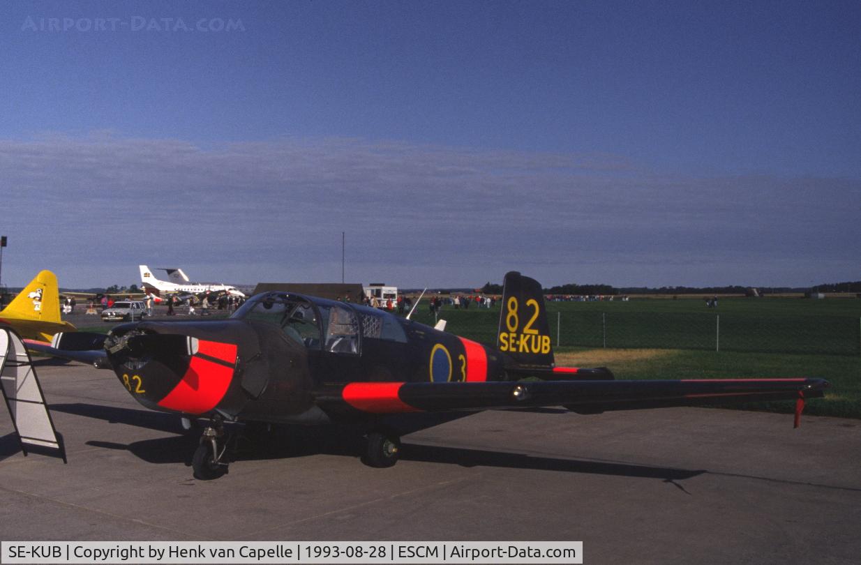 SE-KUB, 1953 Saab 91B Safir C/N 91-275, Saab Safir, it was previously in service with the Flygvapnet (Swedish air Force) as a Sk 50.