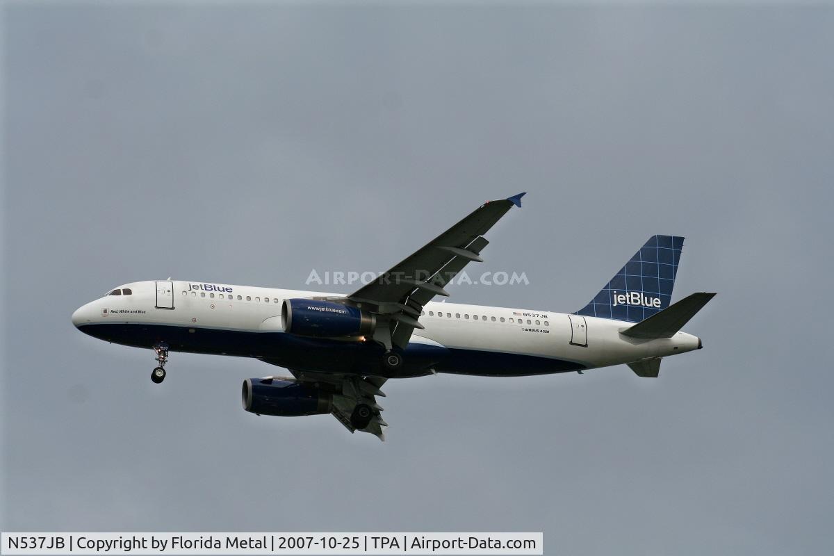 N537JB, 2002 Airbus A320-232 C/N 1785, Jet Blue