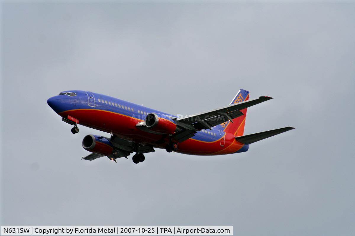 N631SW, 1996 Boeing 737-3H4 C/N 27706, Southwest