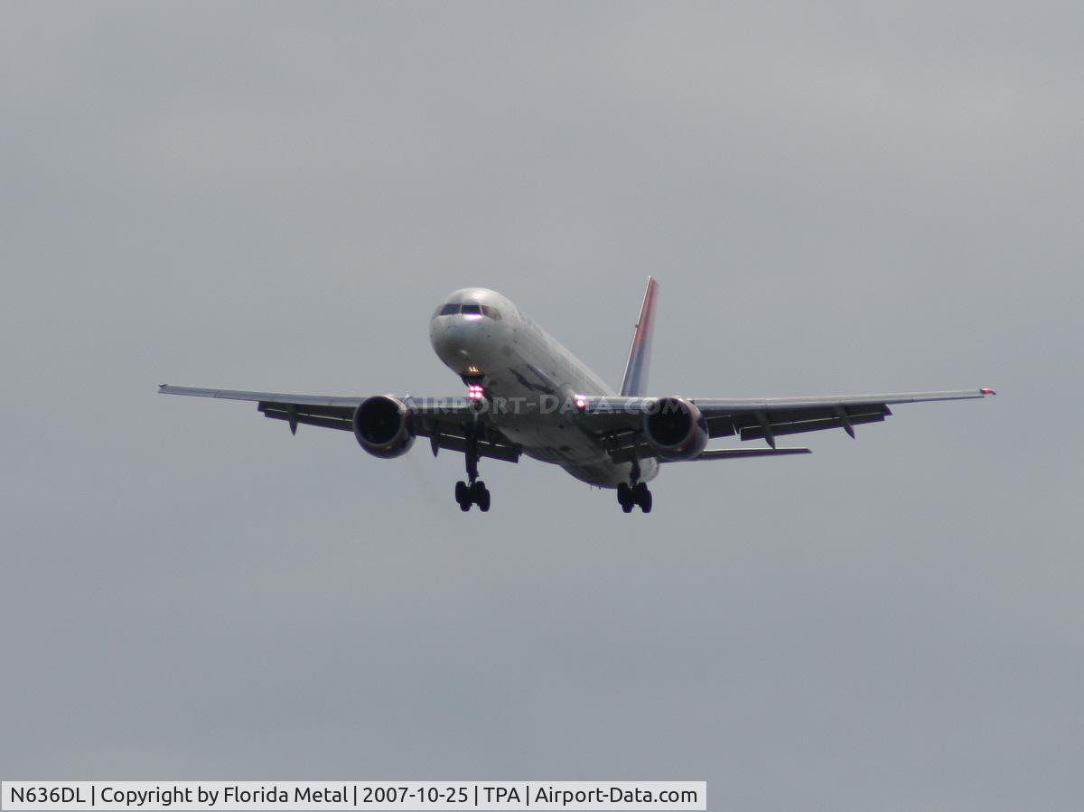 N636DL, 1988 Boeing 757-232 C/N 23763, Delta