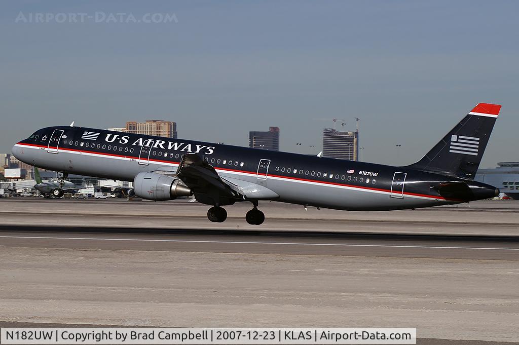 N182UW, 2001 Airbus A321-211 C/N 1536, US Airways / 2001 Airbus Industrie A321-211