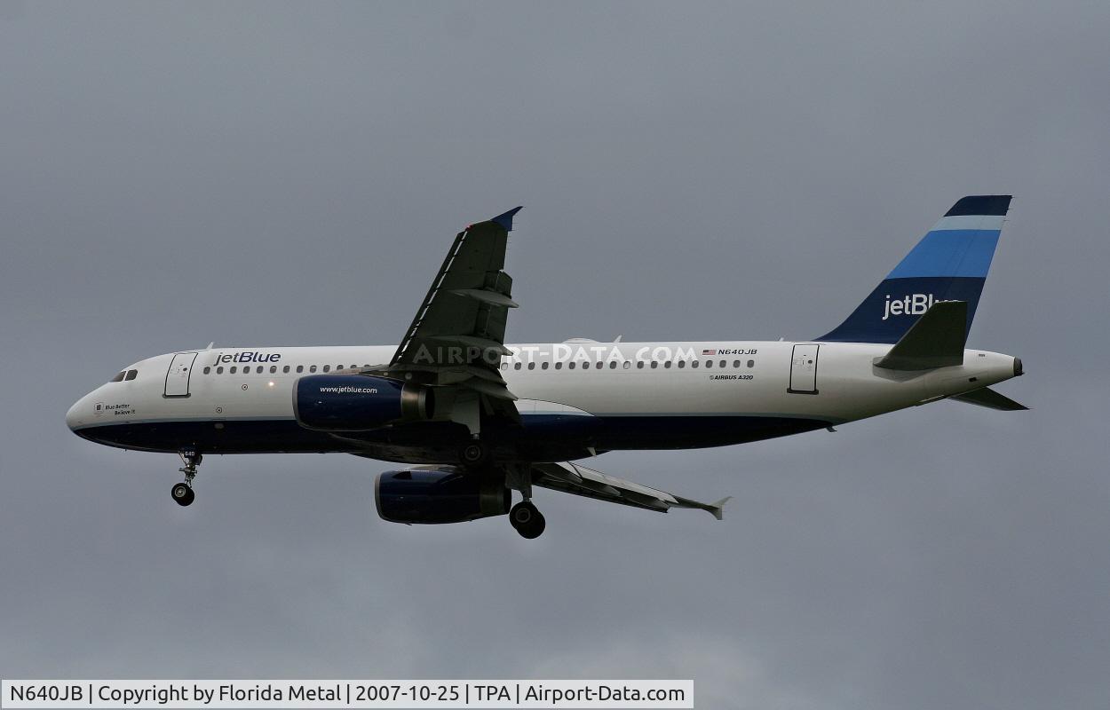 N640JB, 2006 Airbus A320-232 C/N 2832, Jet Blue
