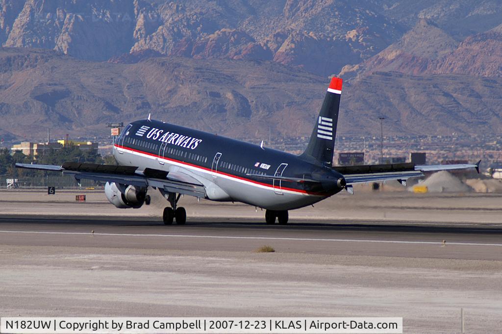 N182UW, 2001 Airbus A321-211 C/N 1536, US Airways / 2001 Airbus Industrie A321-211