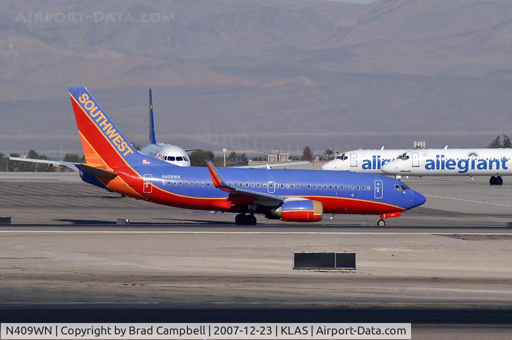 N409WN, 2001 Boeing 737-7H4 C/N 27896, Southwest Airlines / 2001 Boeing 737-7H4