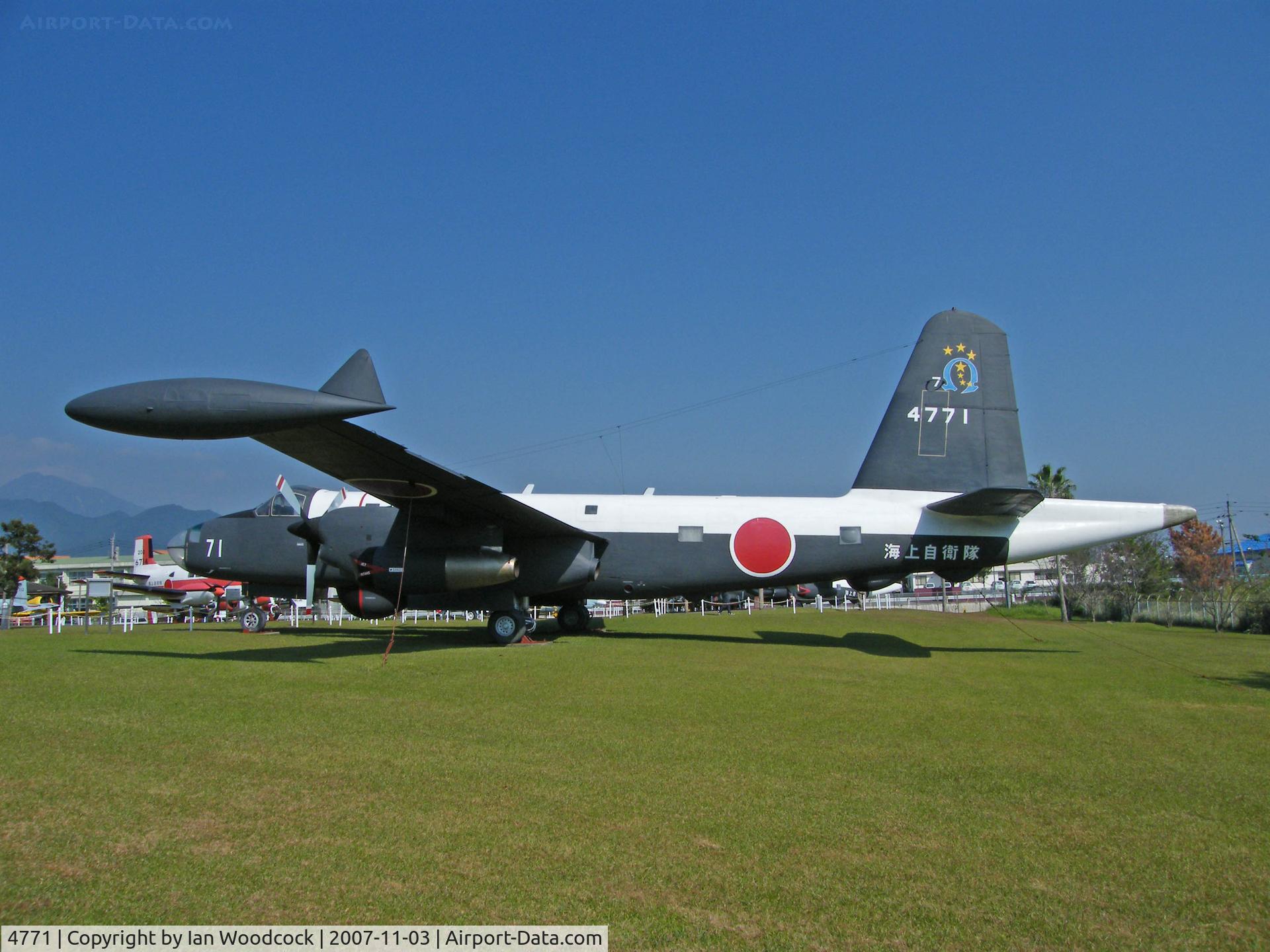 4771, Lockheed (Kawasaki) P-2J Neptune C/N 7070, Kawasaki P-2J/JMSDF Museum,Kanoya
