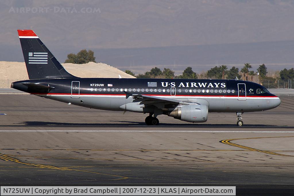 N725UW, 1999 Airbus A319-112 C/N 1135, US Airways / 1999 Airbus Industrie A319-112