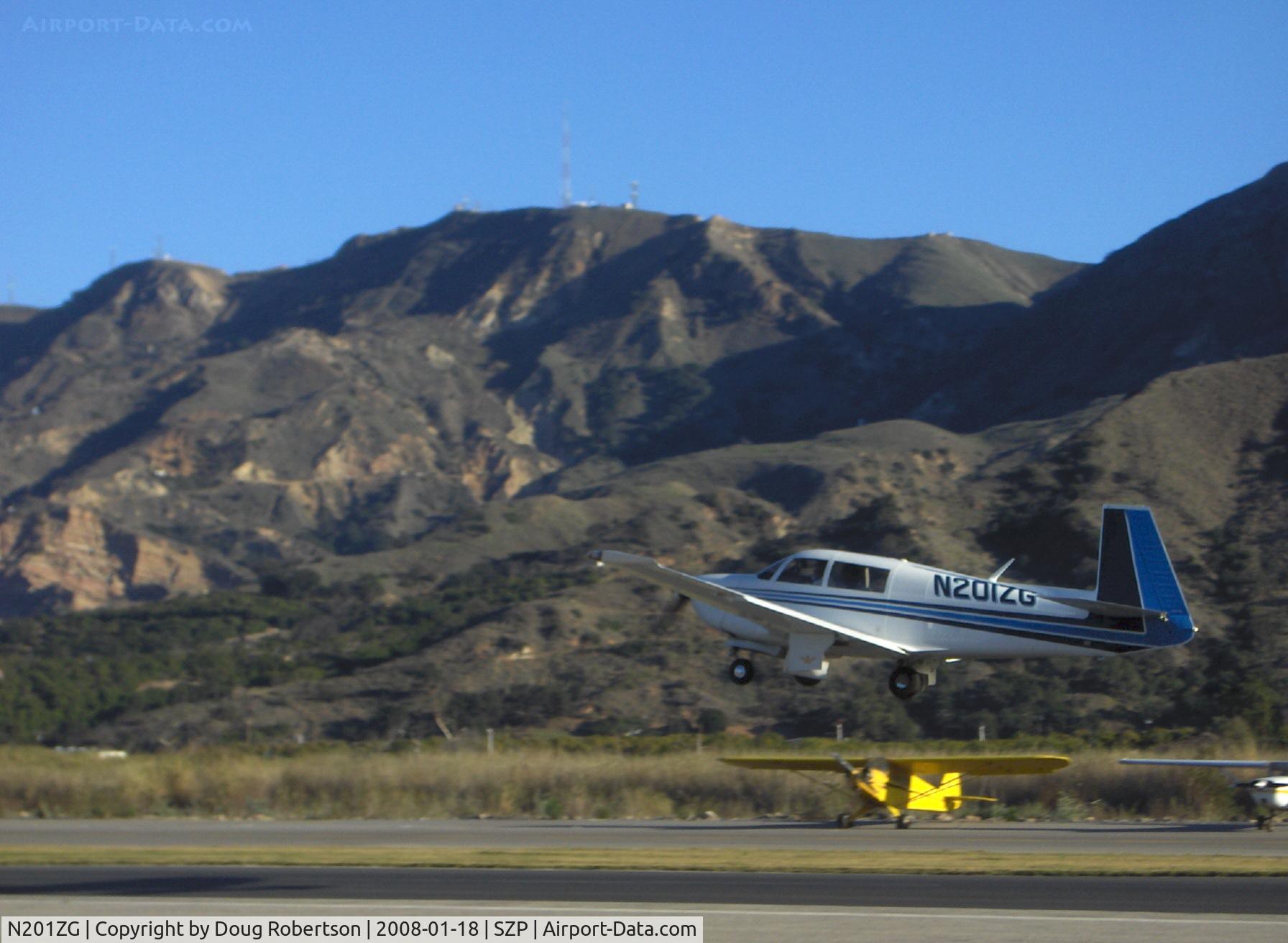 N201ZG, 1978 Mooney M20J 201 C/N 24-0640, 1978 Mooney M20J 201, Lycoming IO-360 200 Hp, quick takeoff in strong wind Rwy 04
