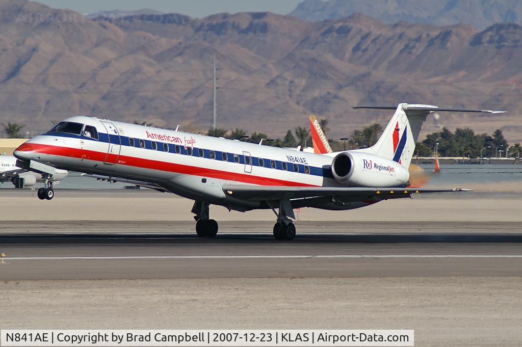 N841AE, 2002 Embraer ERJ-140LR (EMB-135KL) C/N 145667, American Eagle Airlines / 2002 Embraer EMB-135KL