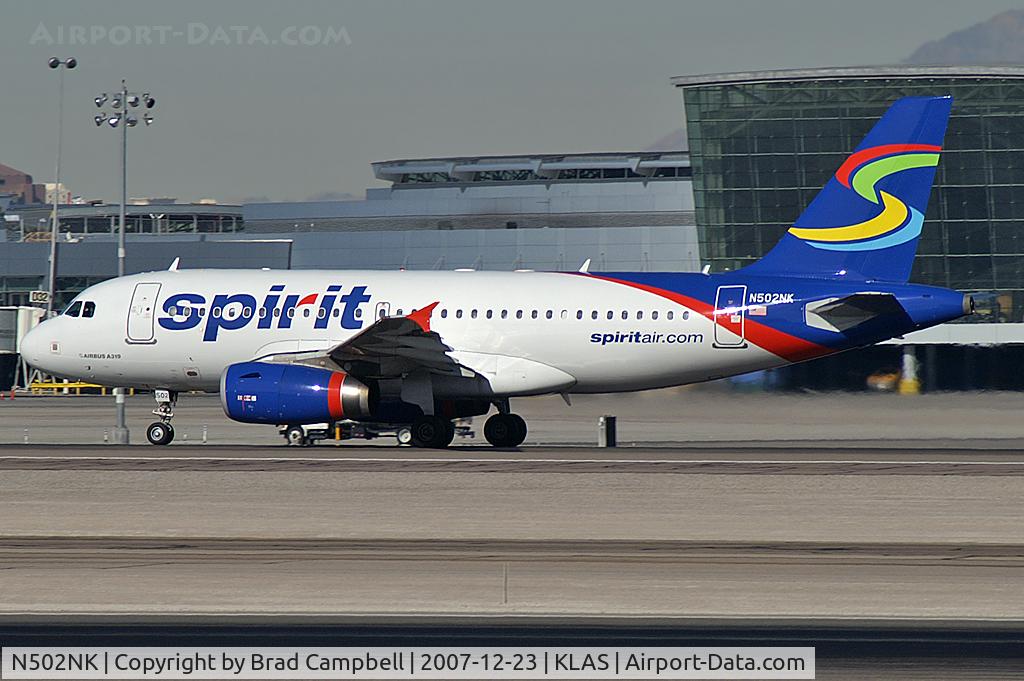 N502NK, 2005 Airbus A319-132 C/N 2433, Spirit Airlines / 2005 Airbus A319-132