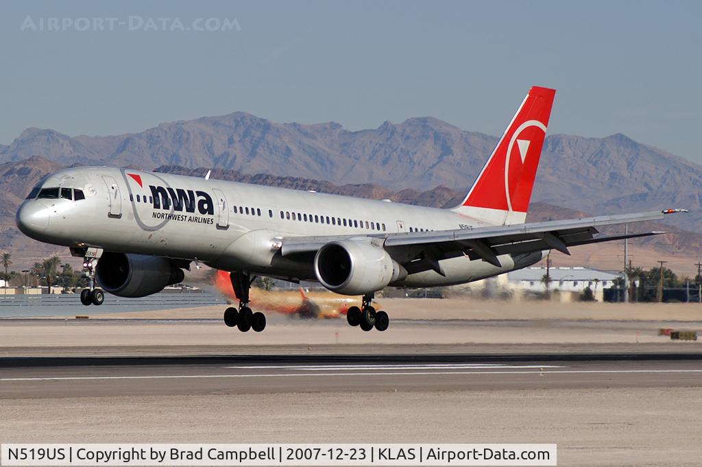 N519US, 1986 Boeing 757-251 C/N 23207, Northwest Airlines / 1986 Boeing 757-251