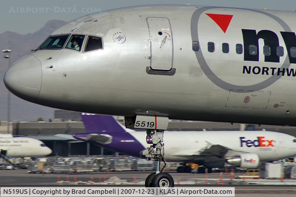 N519US, 1986 Boeing 757-251 C/N 23207, Northwest Airlines / 1986 Boeing 757-251