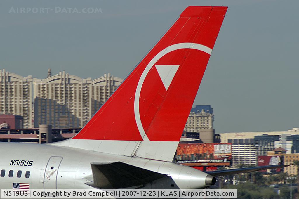 N519US, 1986 Boeing 757-251 C/N 23207, Northwest Airlines / 1986 Boeing 757-251
