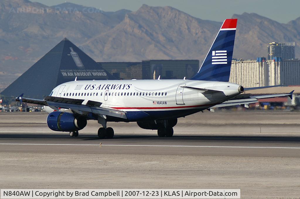 N840AW, 2006 Airbus A319-132 C/N 2690, US Airways / 2006 Airbus A319-132