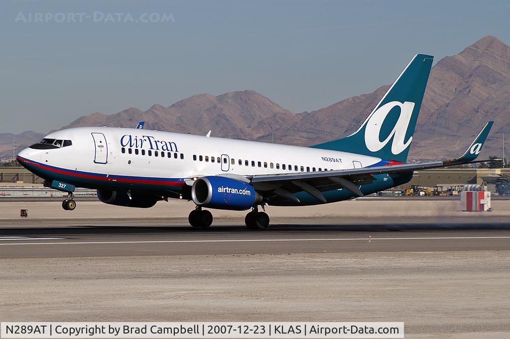 N289AT, 2006 Boeing 737-76N C/N 32673, airTran / 2006 Boeing 737-76N