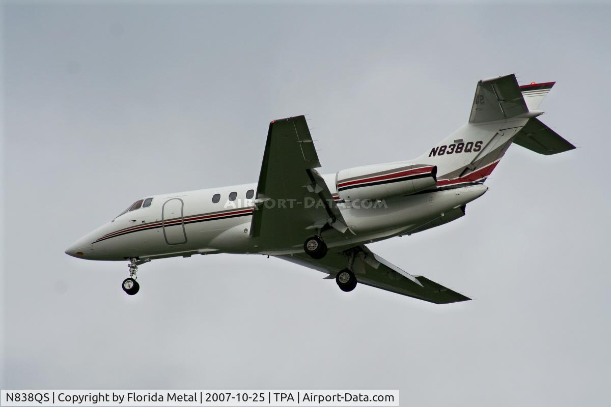 N838QS, 1997 Raytheon Hawker 800XP C/N 258338, Net Jets HS800XP