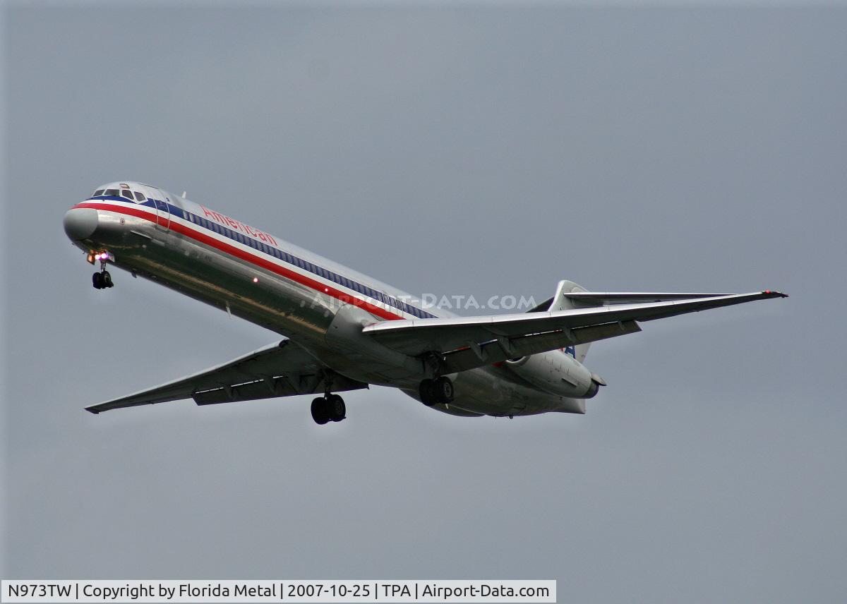 N973TW, 1999 McDonnell Douglas MD-83 (DC-9-83) C/N 53623, American