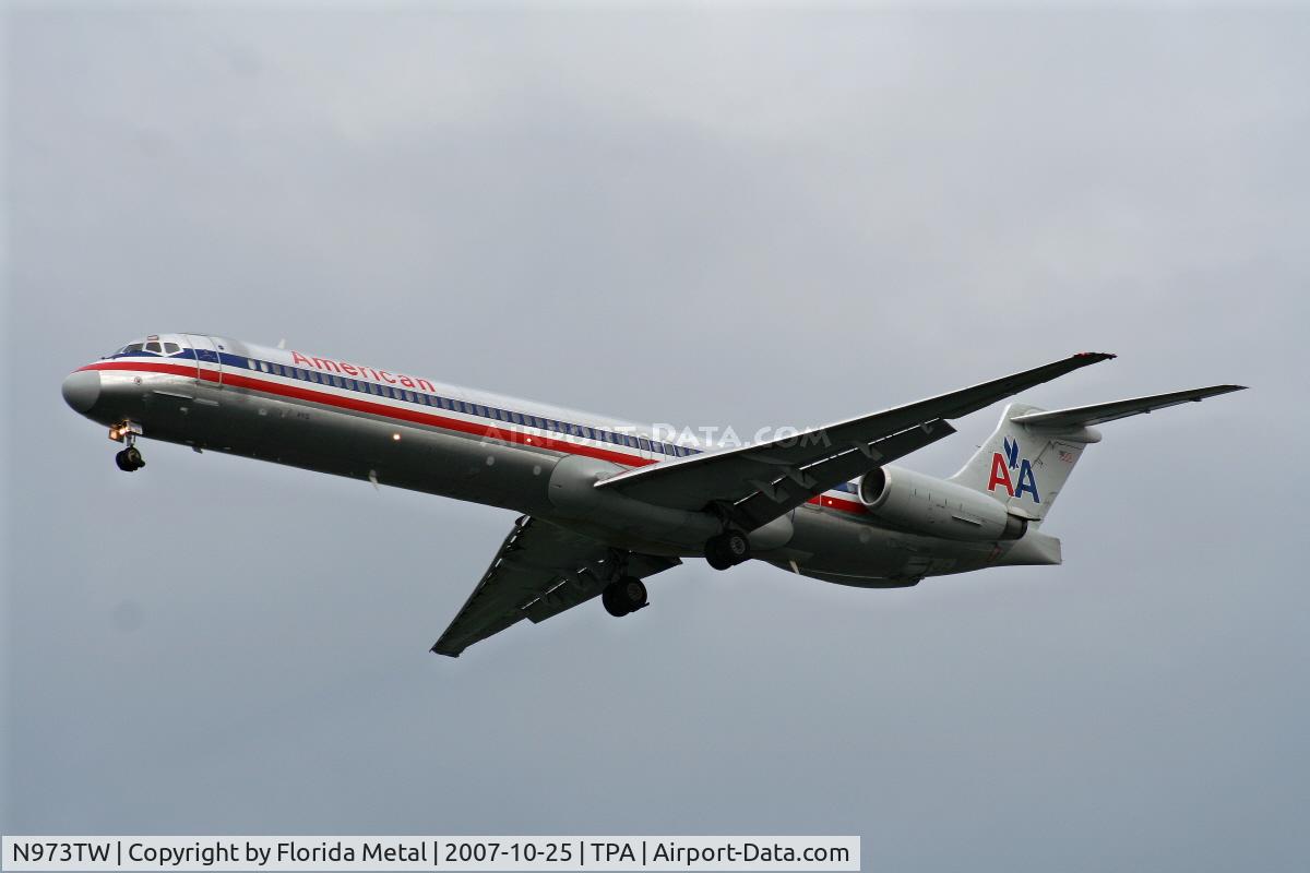 N973TW, 1999 McDonnell Douglas MD-83 (DC-9-83) C/N 53623, American