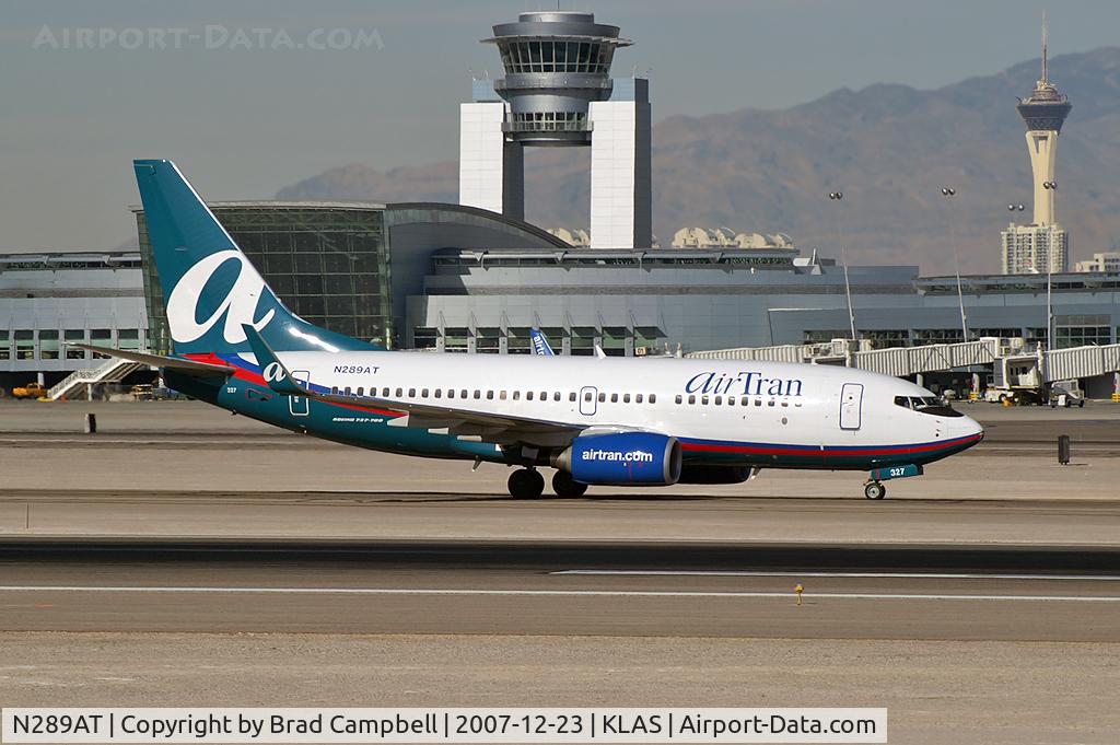 N289AT, 2006 Boeing 737-76N C/N 32673, airTran / 2006 Boeing 737-76N