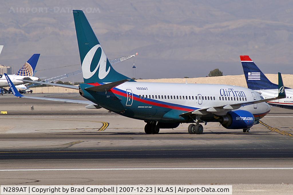 N289AT, 2006 Boeing 737-76N C/N 32673, airTran / 2006 Boeing 737-76N