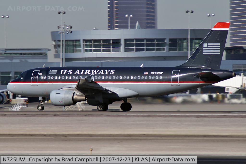 N725UW, 1999 Airbus A319-112 C/N 1135, US Airways / 1999 Airbus Industrie A319-112