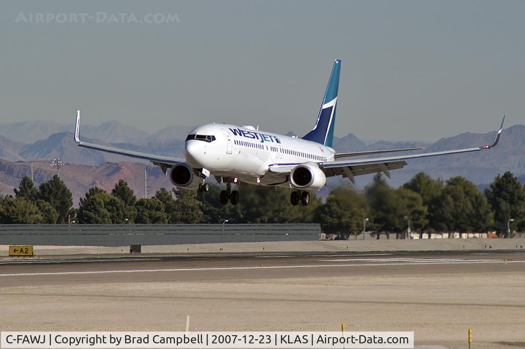 C-FAWJ, 2007 Boeing 737-8CT C/N 35502, WestJet / 2007 Boeing 737-8CT