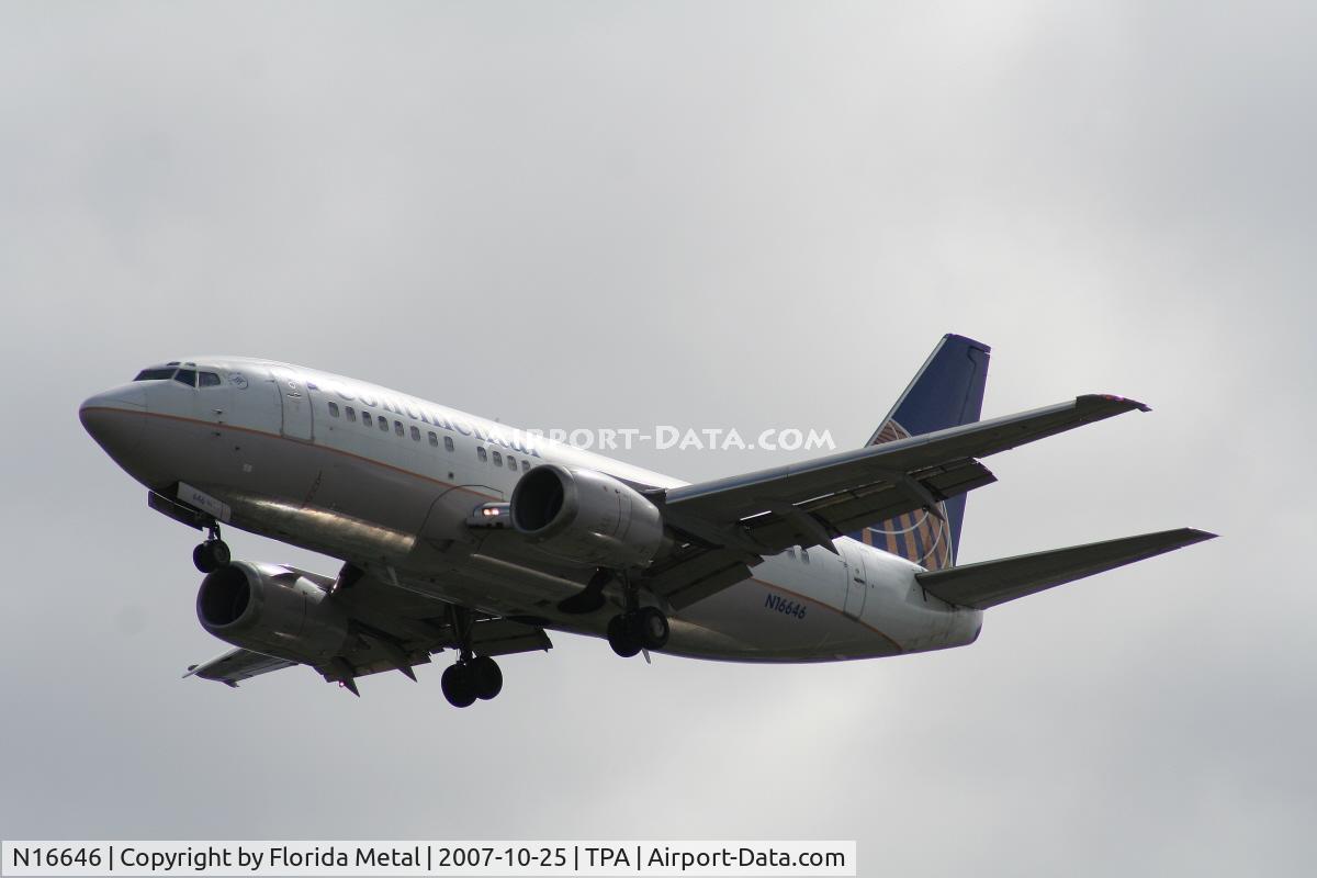 N16646, 1997 Boeing 737-524 C/N 28907, Continental