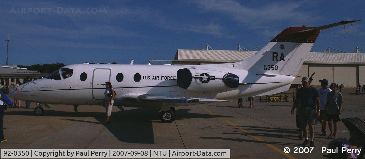 92-0350, 1992 Beechcraft T-1A Jayhawk C/N TT-64, Somewhat famous Jayhawk, in a modest manner