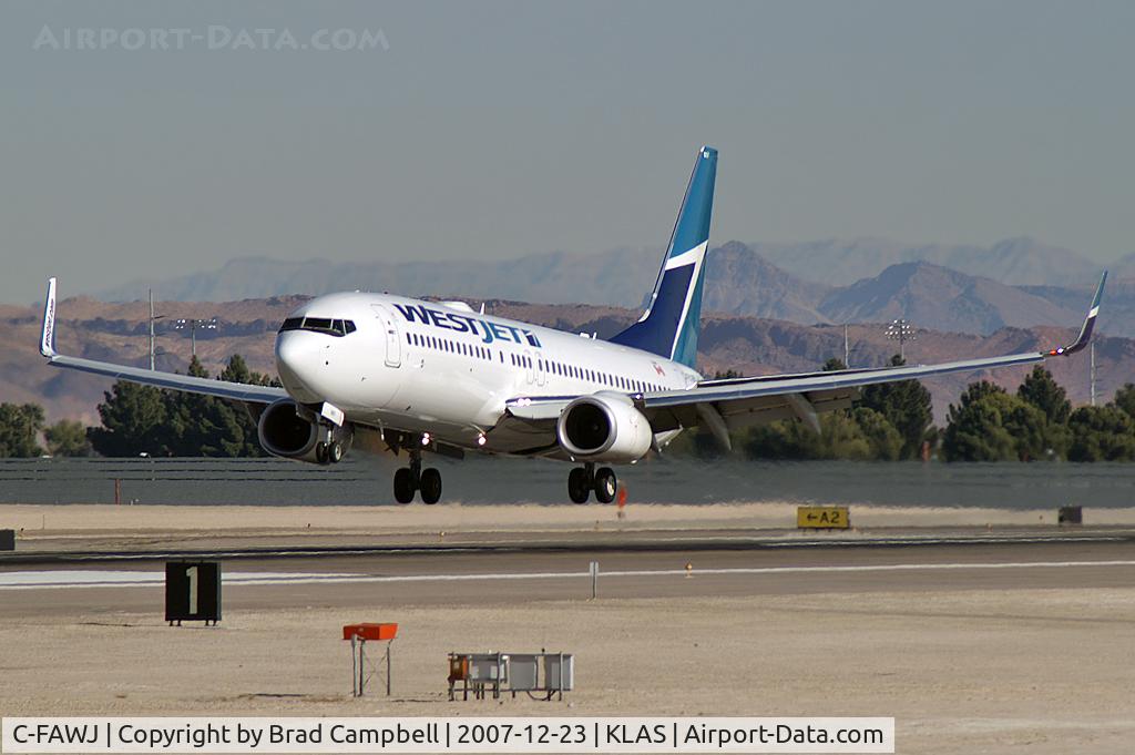 C-FAWJ, 2007 Boeing 737-8CT C/N 35502, WestJet / 2007 Boeing 737-8CT