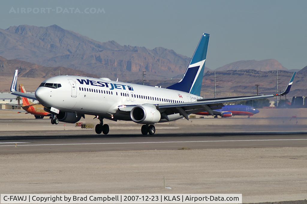 C-FAWJ, 2007 Boeing 737-8CT C/N 35502, WestJet / 2007 Boeing 737-8CT
