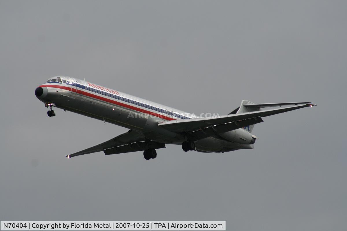 N70404, 1986 McDonnell Douglas MD-82 (DC-9-82) C/N 49315, American