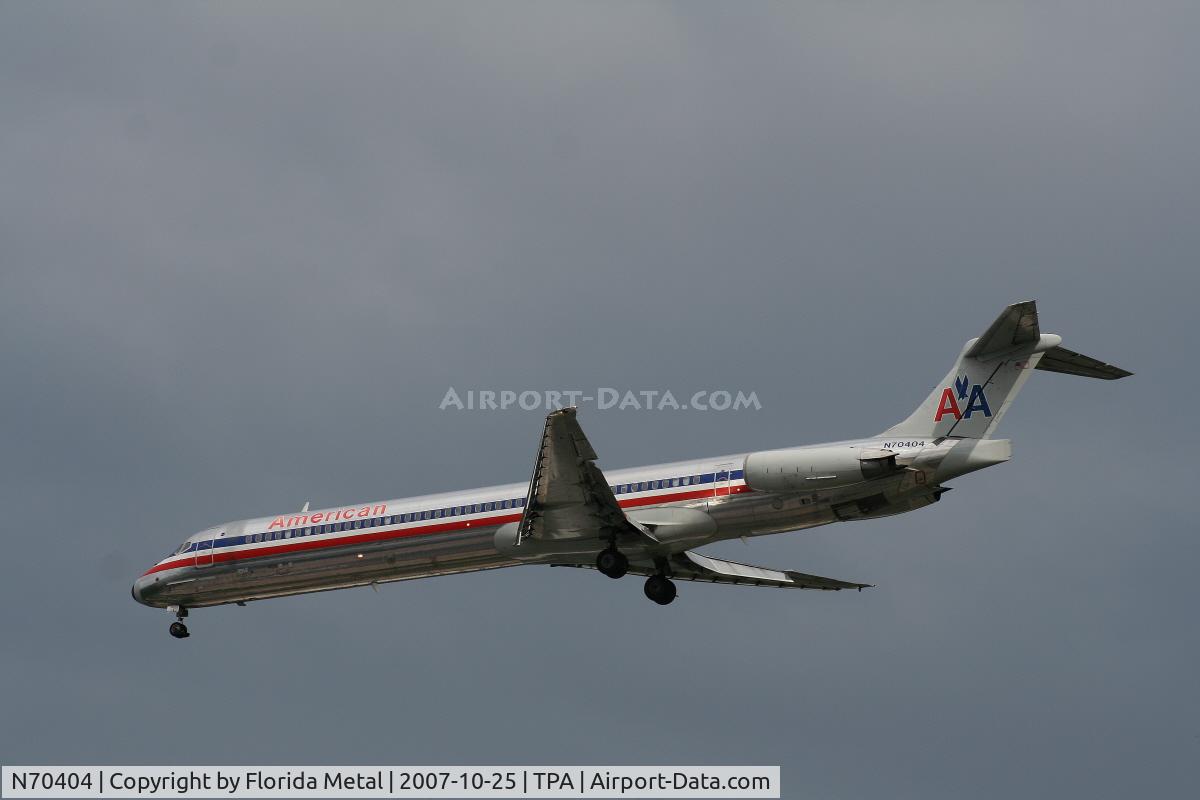 N70404, 1986 McDonnell Douglas MD-82 (DC-9-82) C/N 49315, American