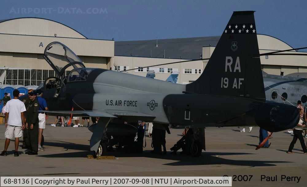68-8136, 1968 Northrop T-38A Talon C/N T.6141, Reppin' the 19th Air Force