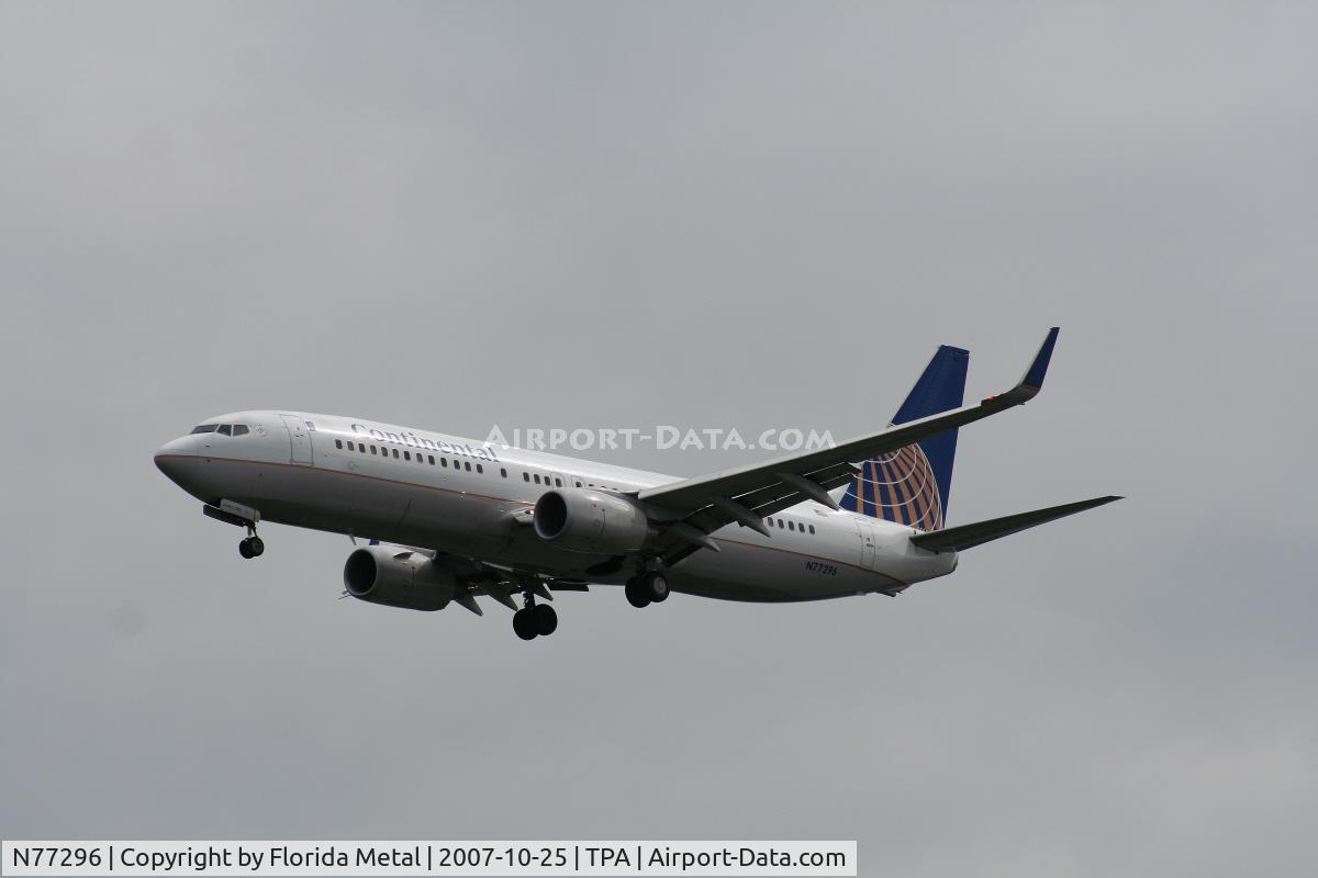 N77296, 2005 Boeing 737-824 C/N 34002, Continental