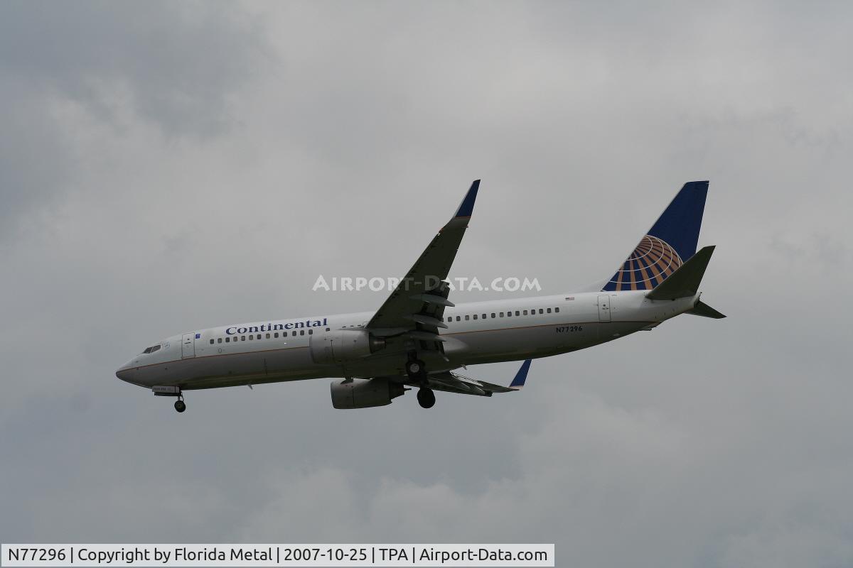 N77296, 2005 Boeing 737-824 C/N 34002, Continental