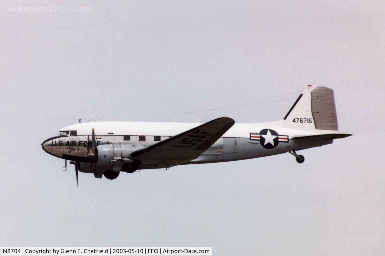 N8704, 1944 Douglas DC3C-S4C4G (TC-47B-30-DK) C/N 33048, TC-47B 44-76716 at the 100th Anniversary of Flight