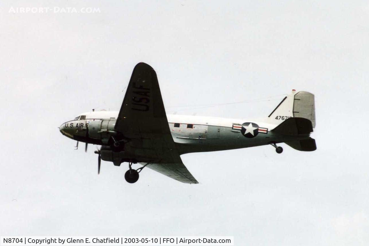 N8704, 1944 Douglas DC3C-S4C4G (TC-47B-30-DK) C/N 33048, TC-47B 44-76716 at the 100th Anniversary of Flight