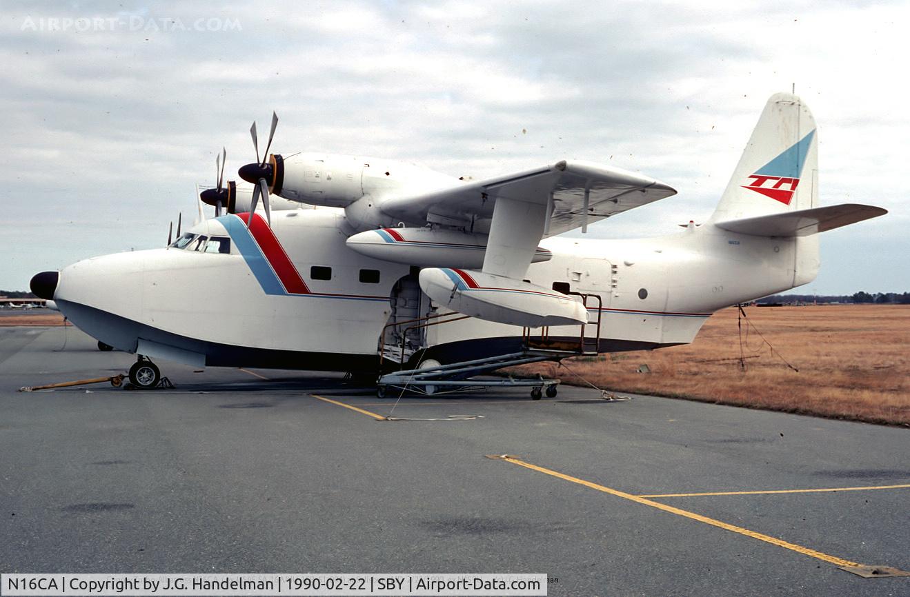 N16CA, 1951 Grumman HU-16A Albatross C/N A4-77, On  ramp at Salisbury Maryland