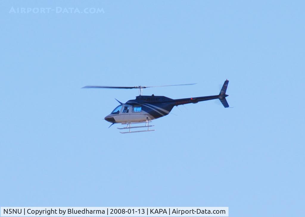 N5NU, 1971 Bell 206B C/N 722, Leaving KAPA