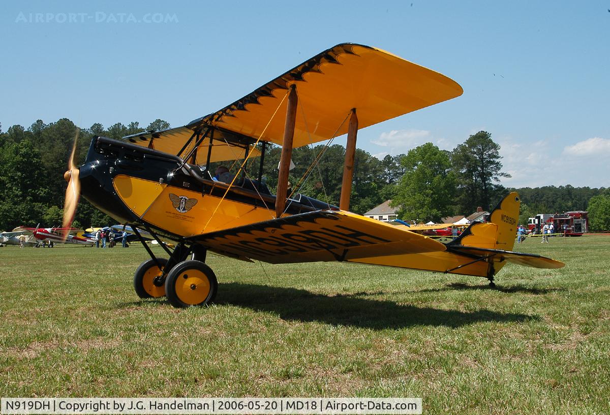 N919DH, 1929 De Havilland DH-60G Gypsy Moth C/N 120??, at Vintage fly in at Horn Point Aerodrome MD