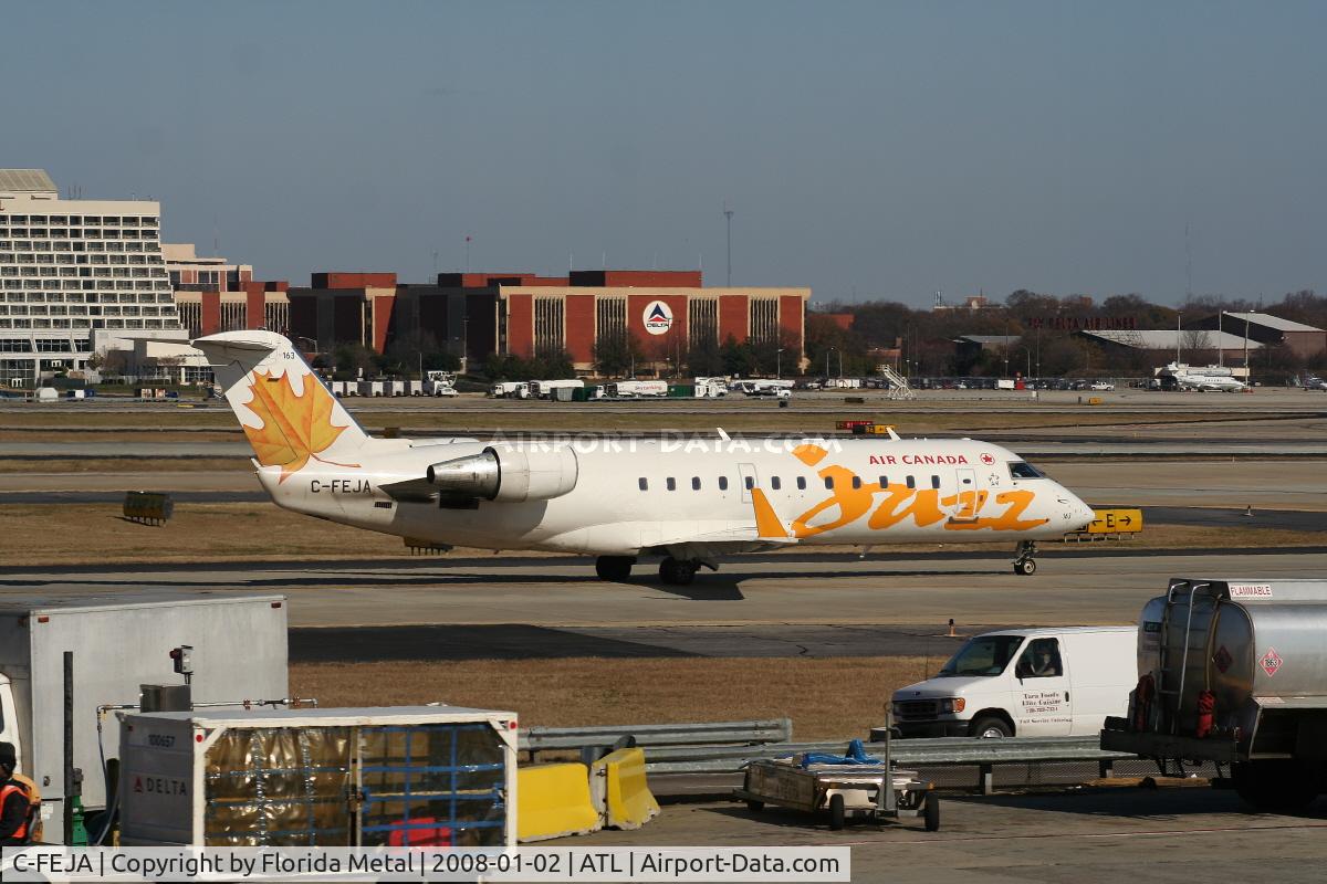 C-FEJA, 2004 Bombardier CRJ-200ER (CL-600-2B19) C/N 7983, Air Canada Jazz