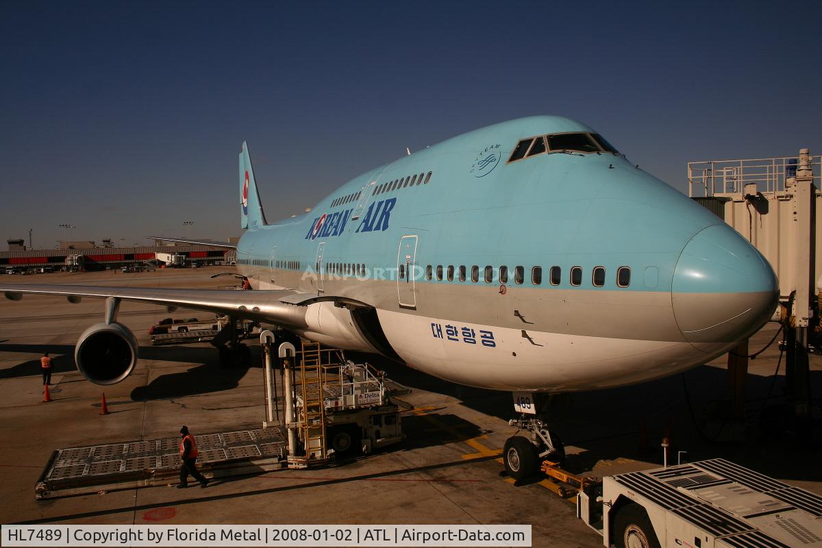 HL7489, 1993 Boeing 747-4B5 C/N 27072, Korean Air