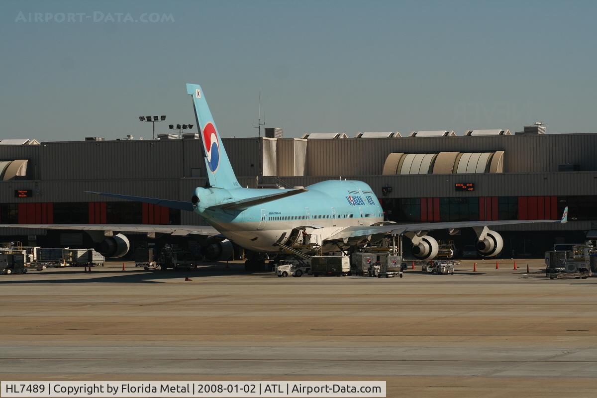 HL7489, 1993 Boeing 747-4B5 C/N 27072, Korean Air